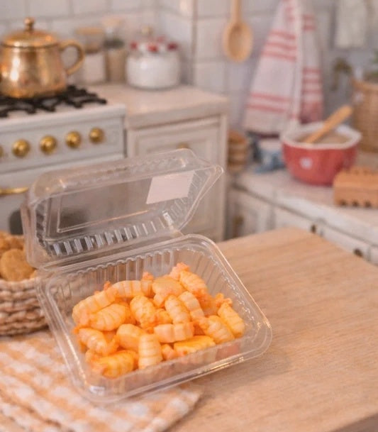 Barquette de crevettes tempura