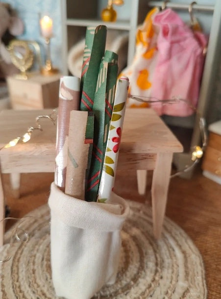 Panier de Papier cadeau pour Noël