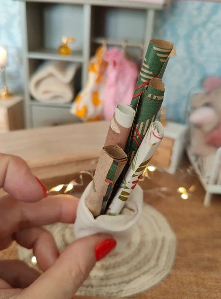 Panier de Papier cadeau pour Noël