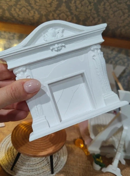 Cheminée blanche