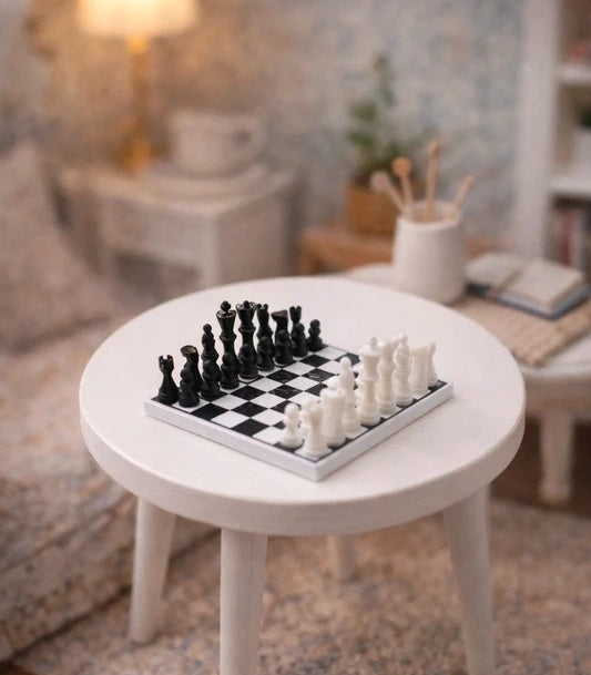 Jeu d'échecs noir et blanc