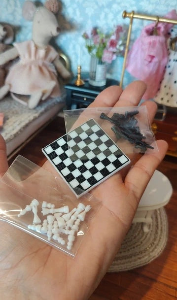 Jeu d'échecs noir et blanc