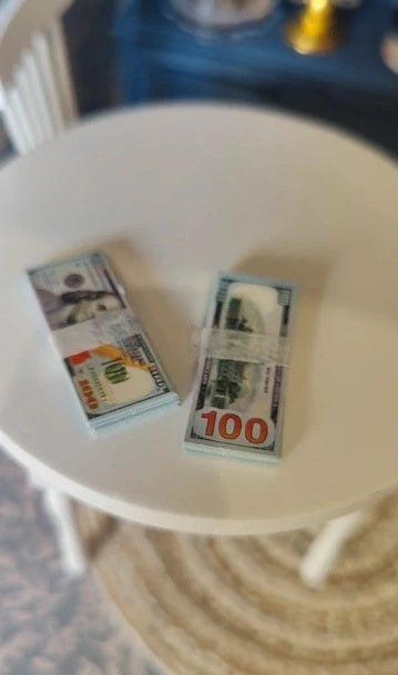 2 liasses de billets