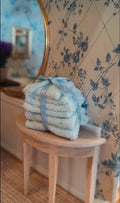 Serviette bleue