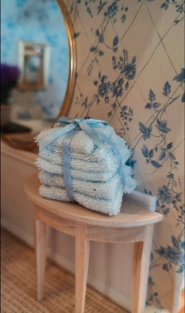 Serviette bleue