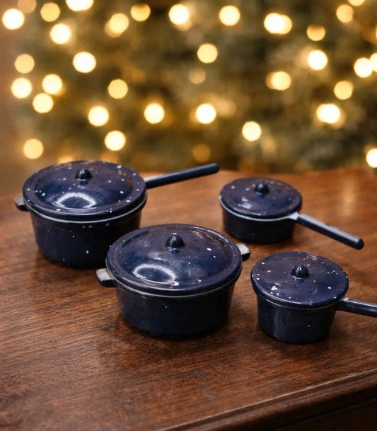 Lot de vaisselle bleue