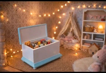 Coffre à jouets en bois