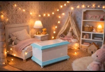 Coffre à jouets en bois