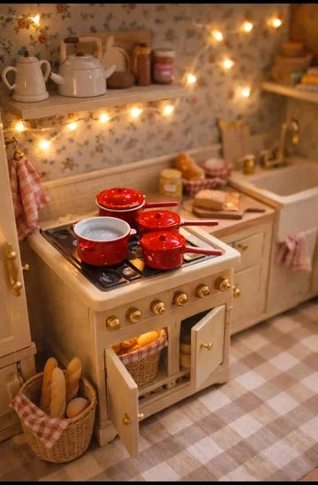 Casseroles rouges métal