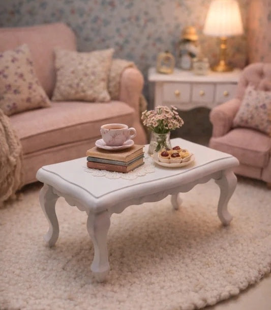 Table basse blanche