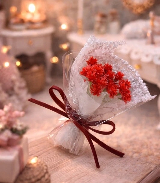 Bouquet de fleurs rouges