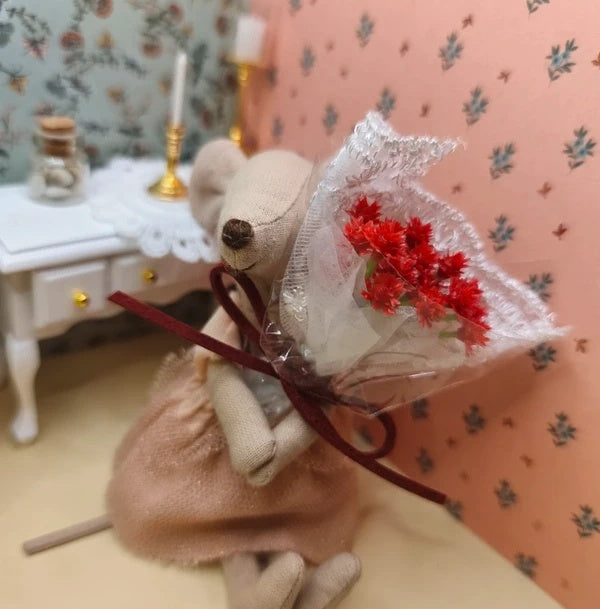 Bouquet de fleurs rouges