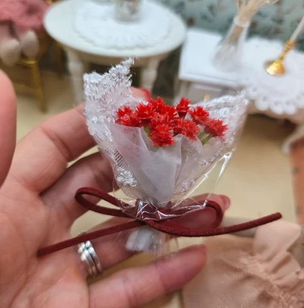 Bouquet de fleurs rouges
