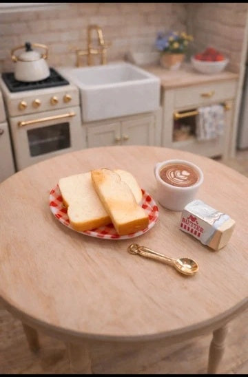 Petit déjeuner pain de mie