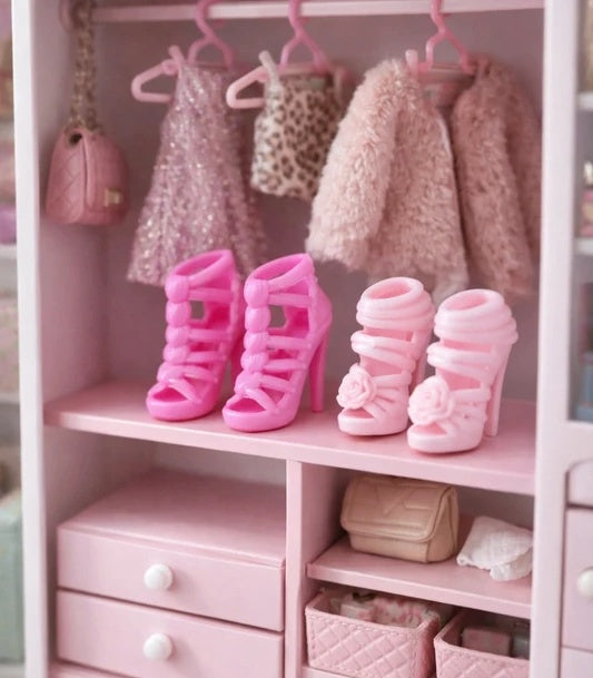 Deux paires de chaussures pour Barbie