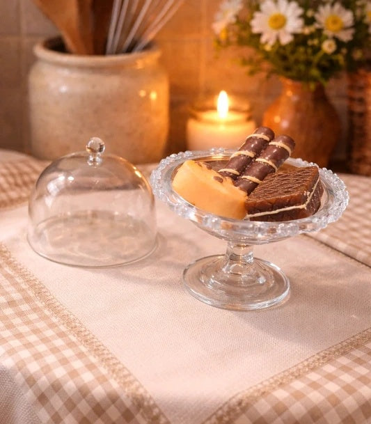 Présentoir à gâteaux et ses biscuits