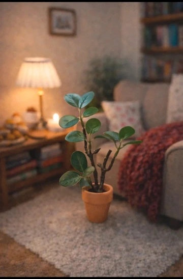Jolie plante artificielle de 14 cm de hauteur