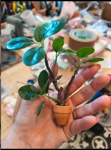 Jolie plante artificielle de 14 cm de hauteur