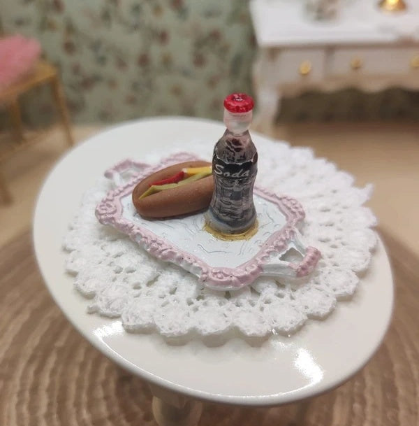 Plateau coca hot-dog