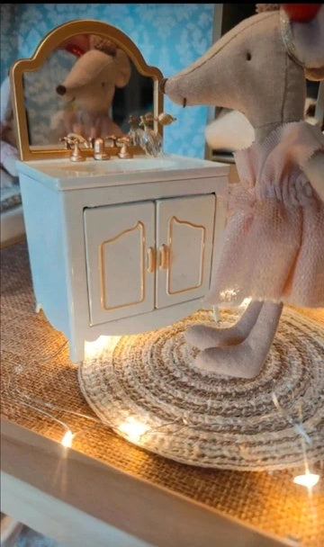 Meuble métal de salle de bain