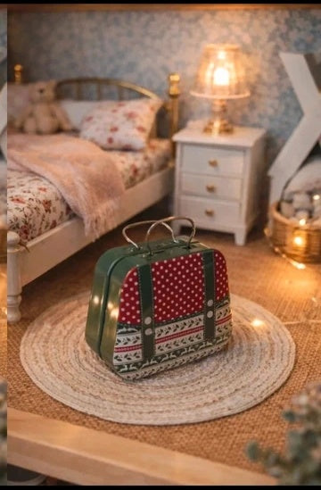 Valise métallique verte