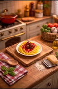 Assiette de spaghetti bolognaise