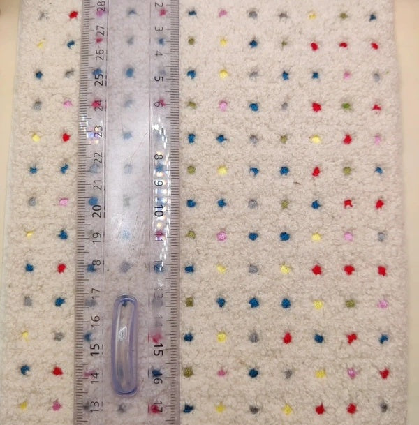 Tapis moelleux à pois