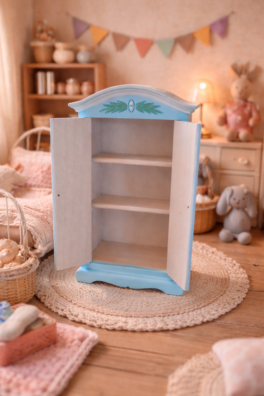 Armoire deux portes en bois