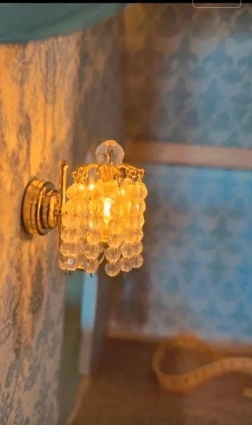 Applique cristal miniature allumée