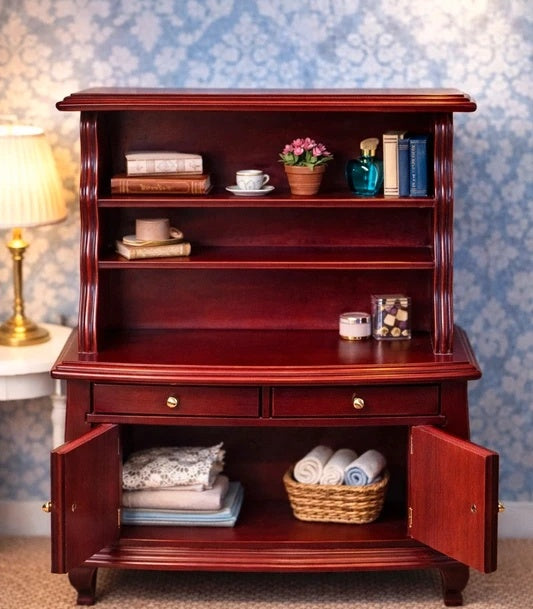 Armoire buffet miniature acajou vue de face