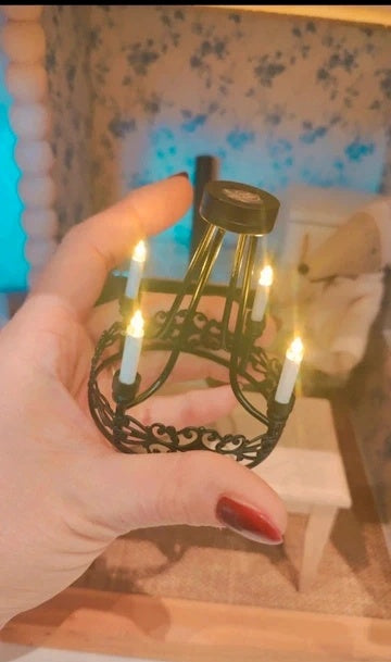 Branches du chandelier miniature noir