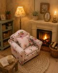 Fauteuil fleuri de roses