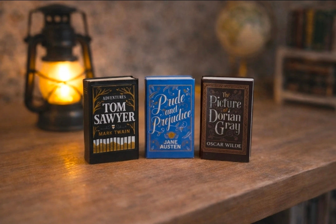 3 grands livres factices pour souris