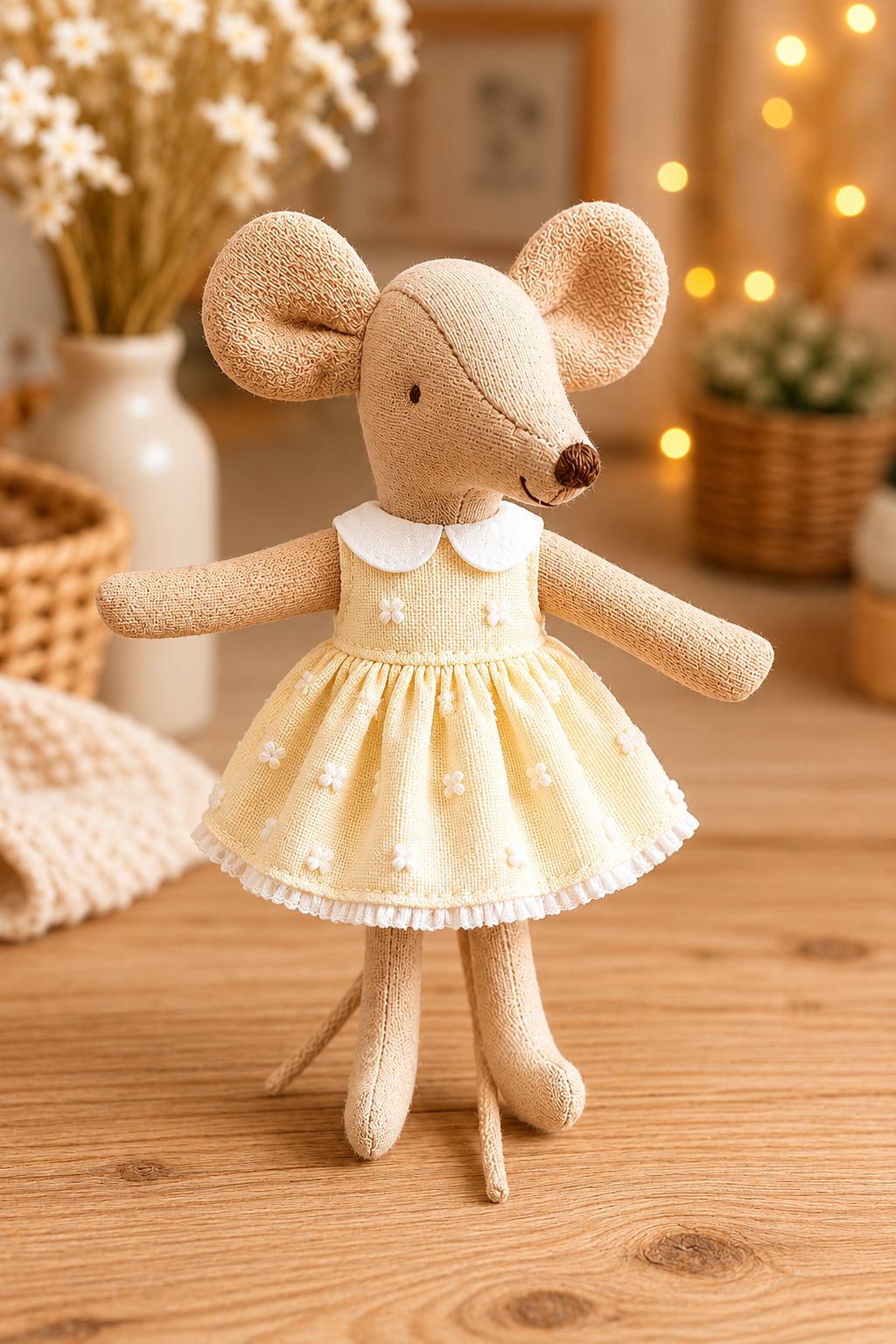 Robe col claudine sans manches pour souris