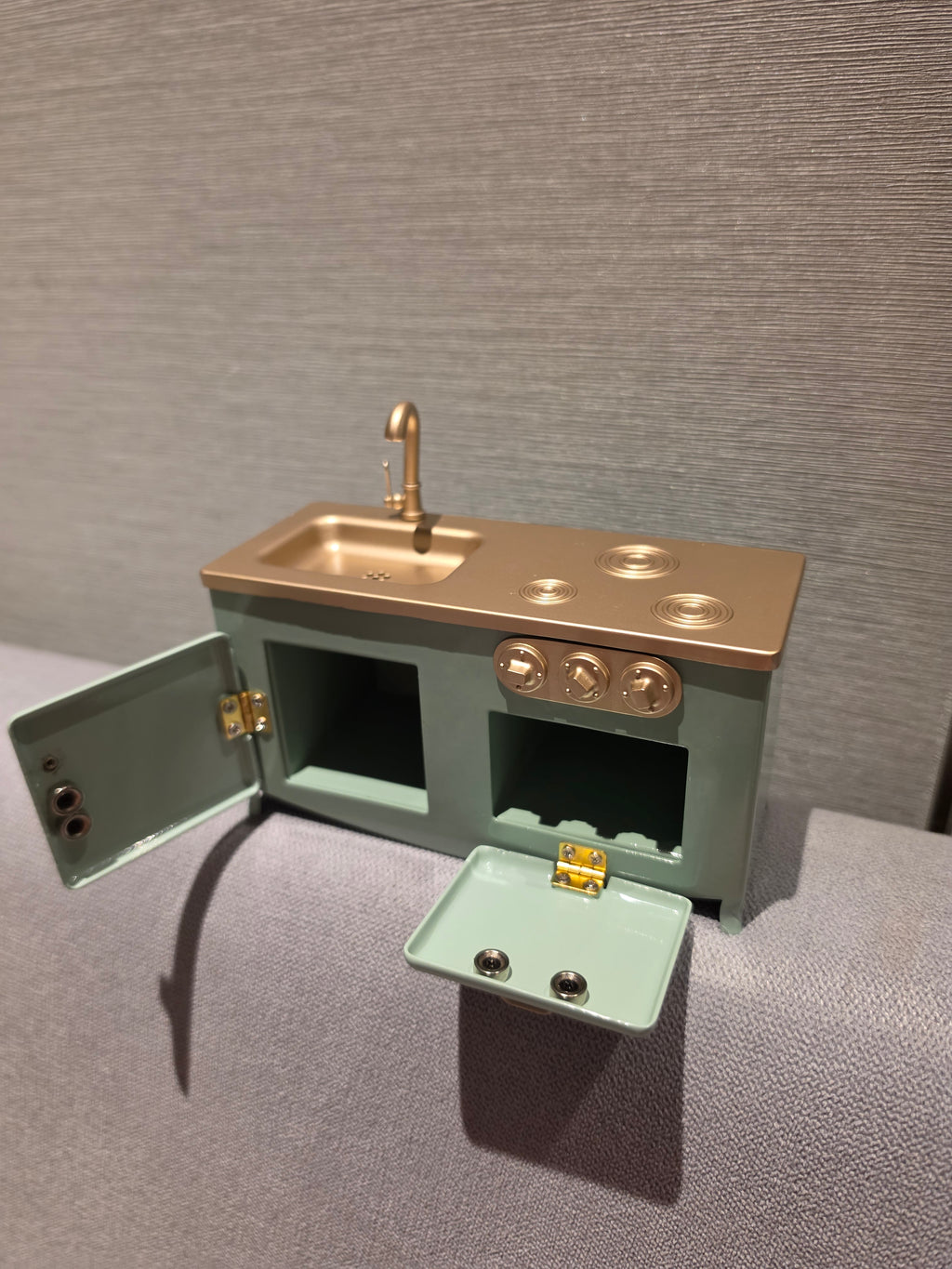 Meuble cuisine evier métallique