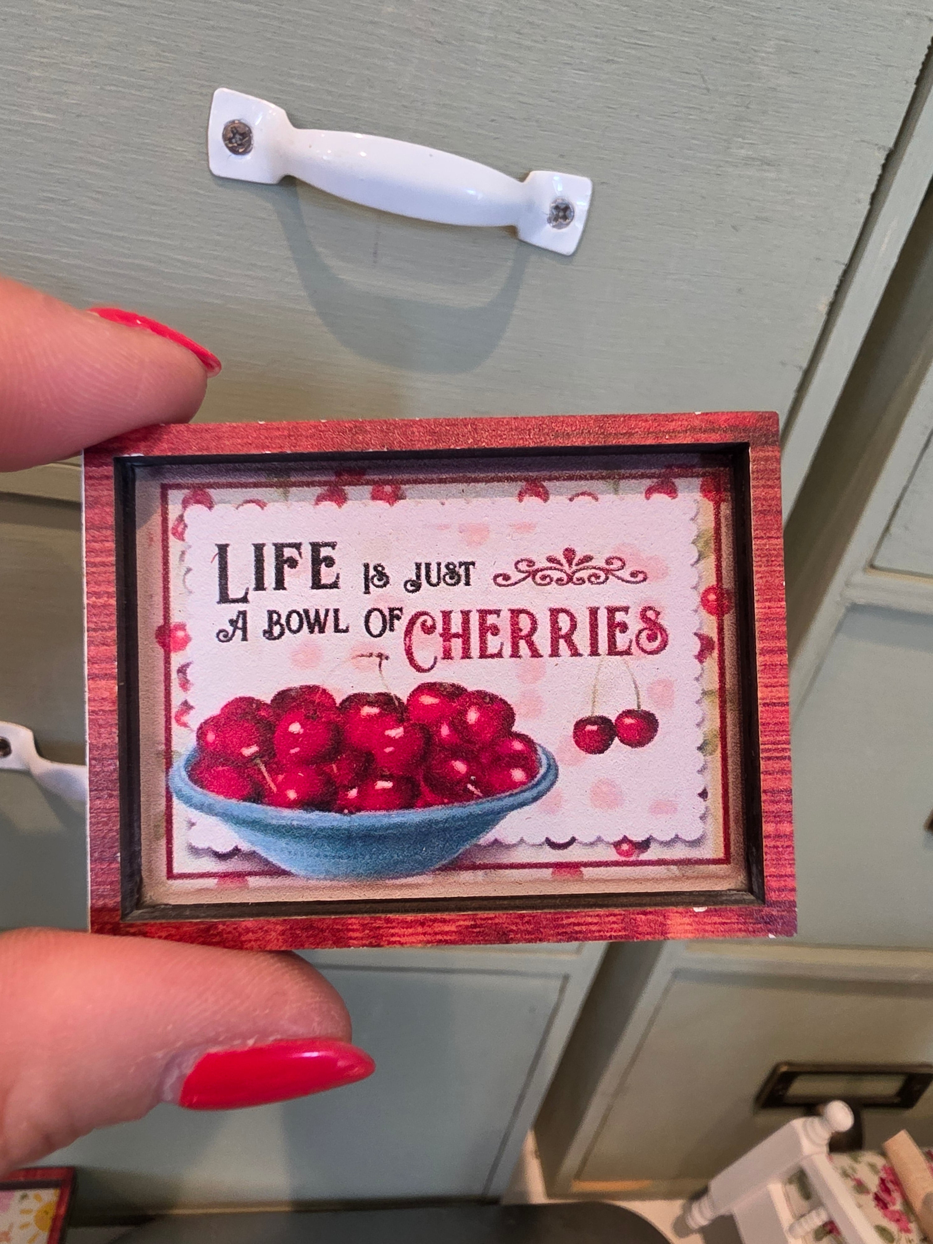 Cadre cerises