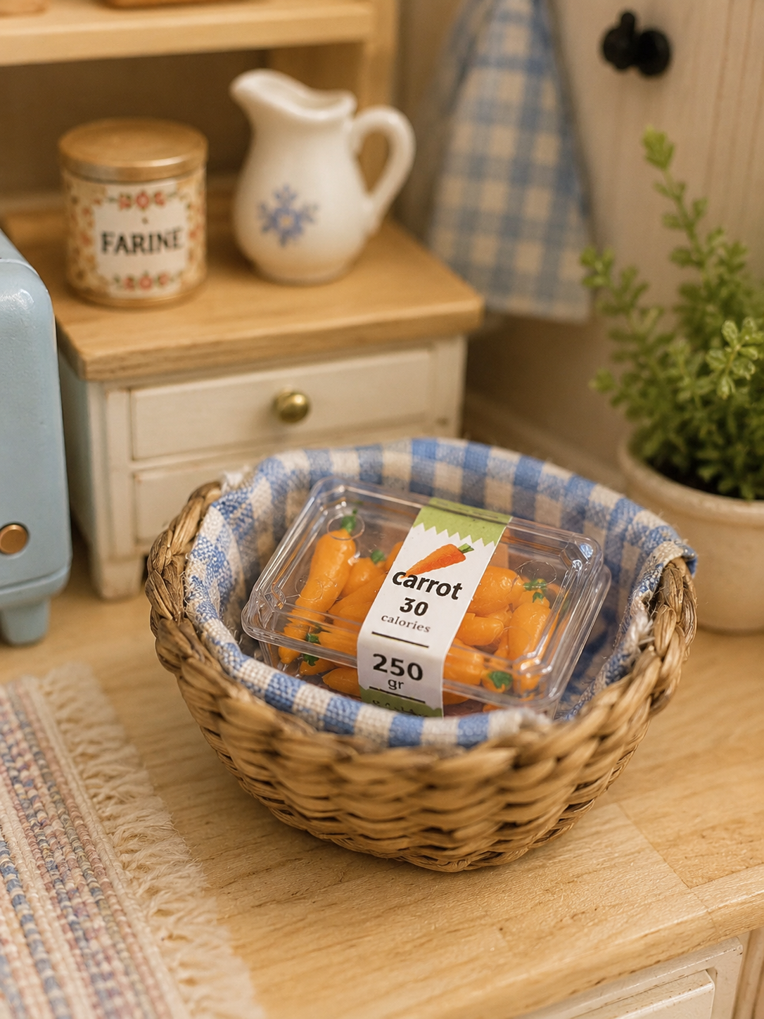 Barquette de carottes