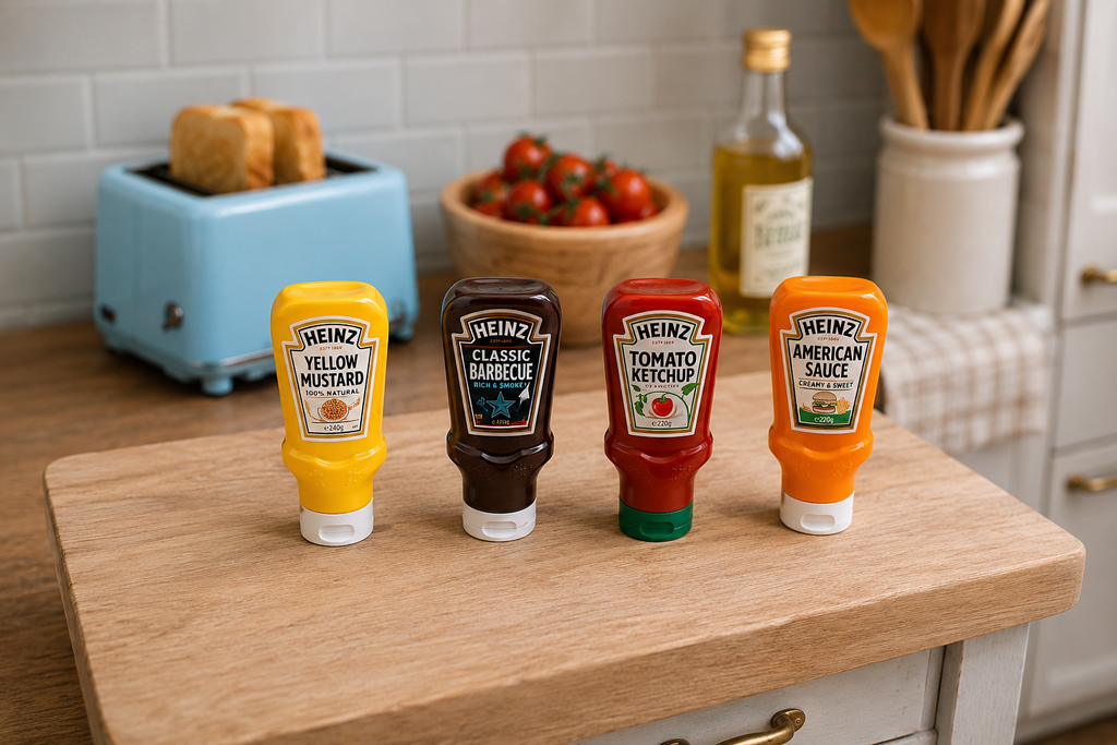 Lot de 4 sauces miniatures 🍅🌭