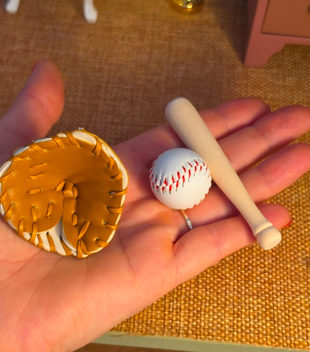 Batte balle et gant de base-ball