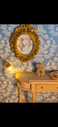 Petit tableau/ cadre des jumeaux princier souris