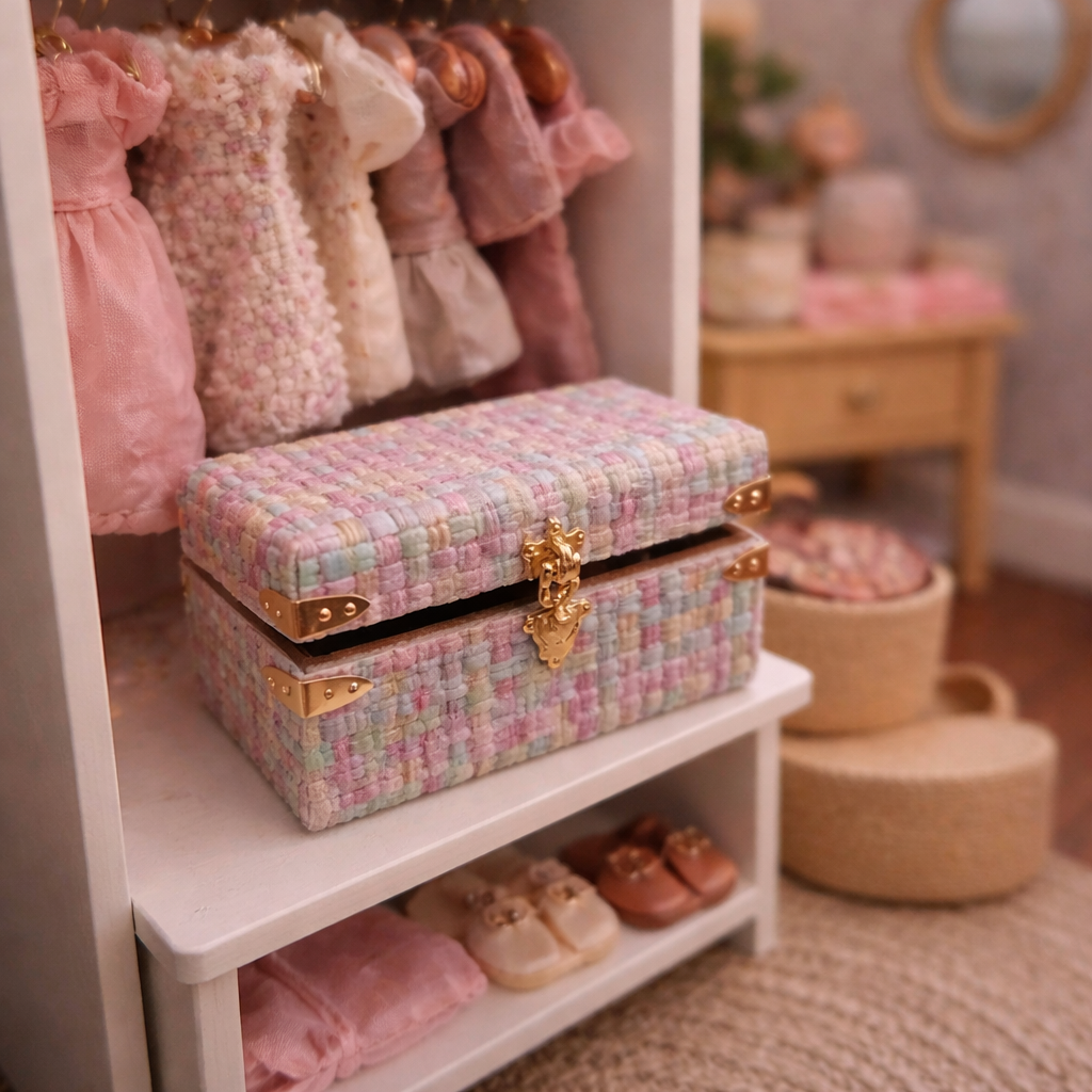 Petite valise en bois