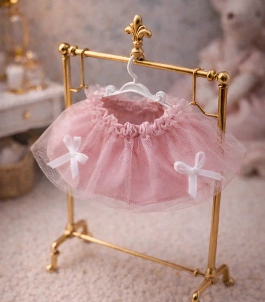 Jupe en tulle rose, verte, bleu ciel ou jaune clair