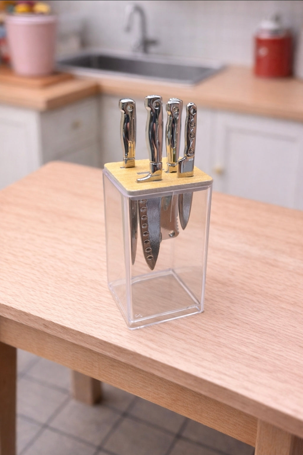 Bloc de couteaux miniatures