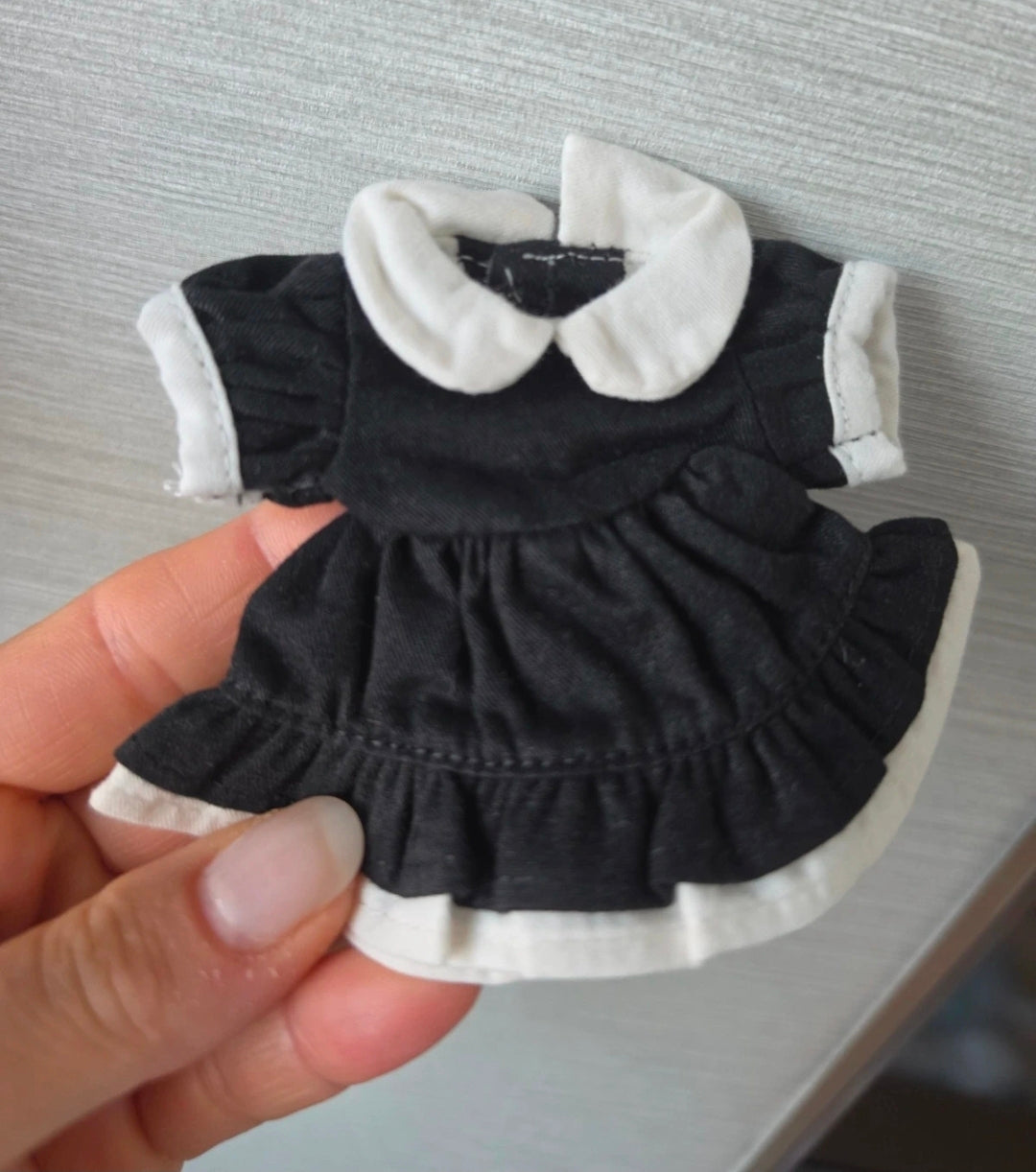 Robe col claudine manches bouffantes