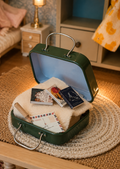 Valise métallique verte