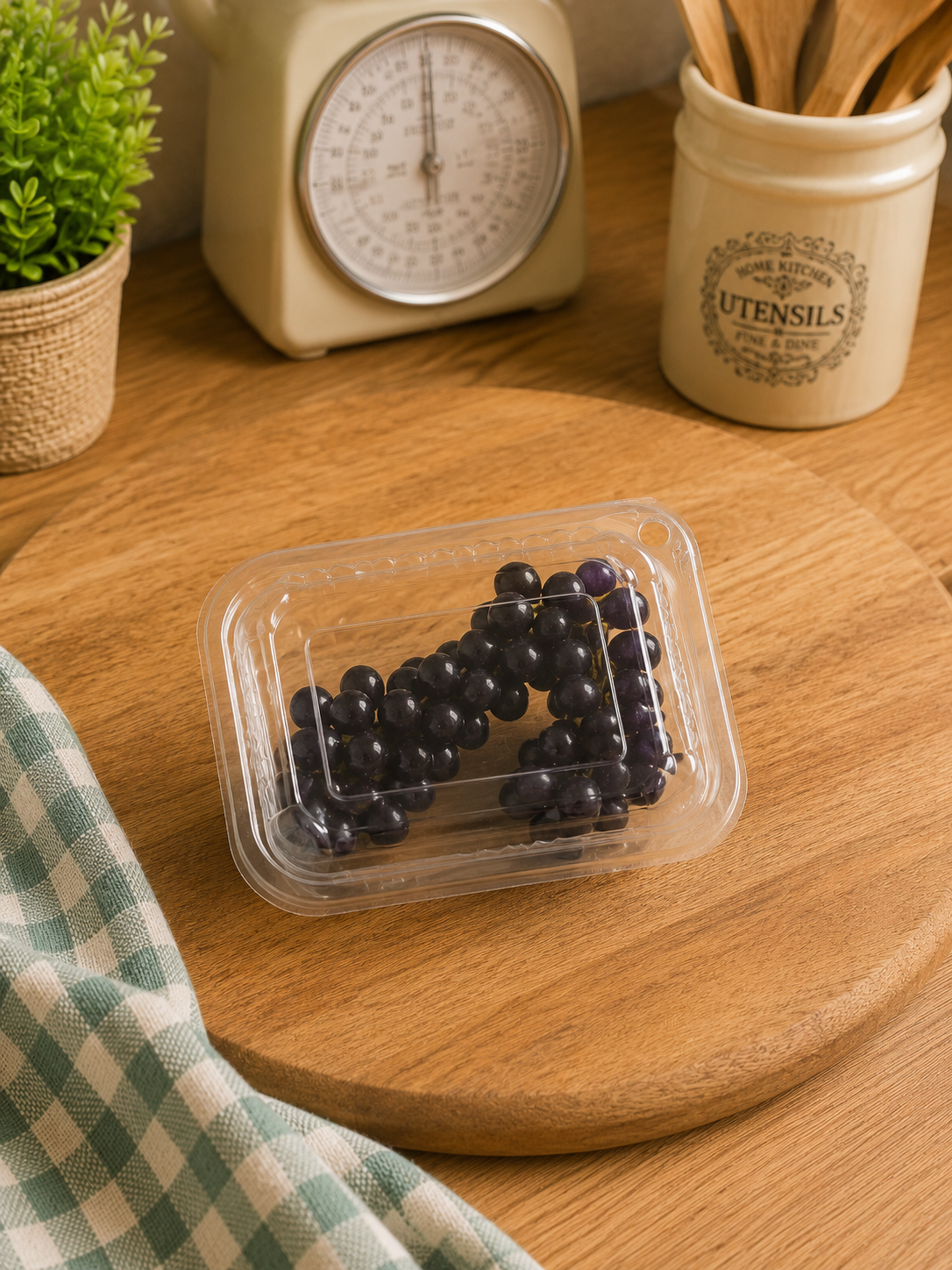 Raisin en barquette