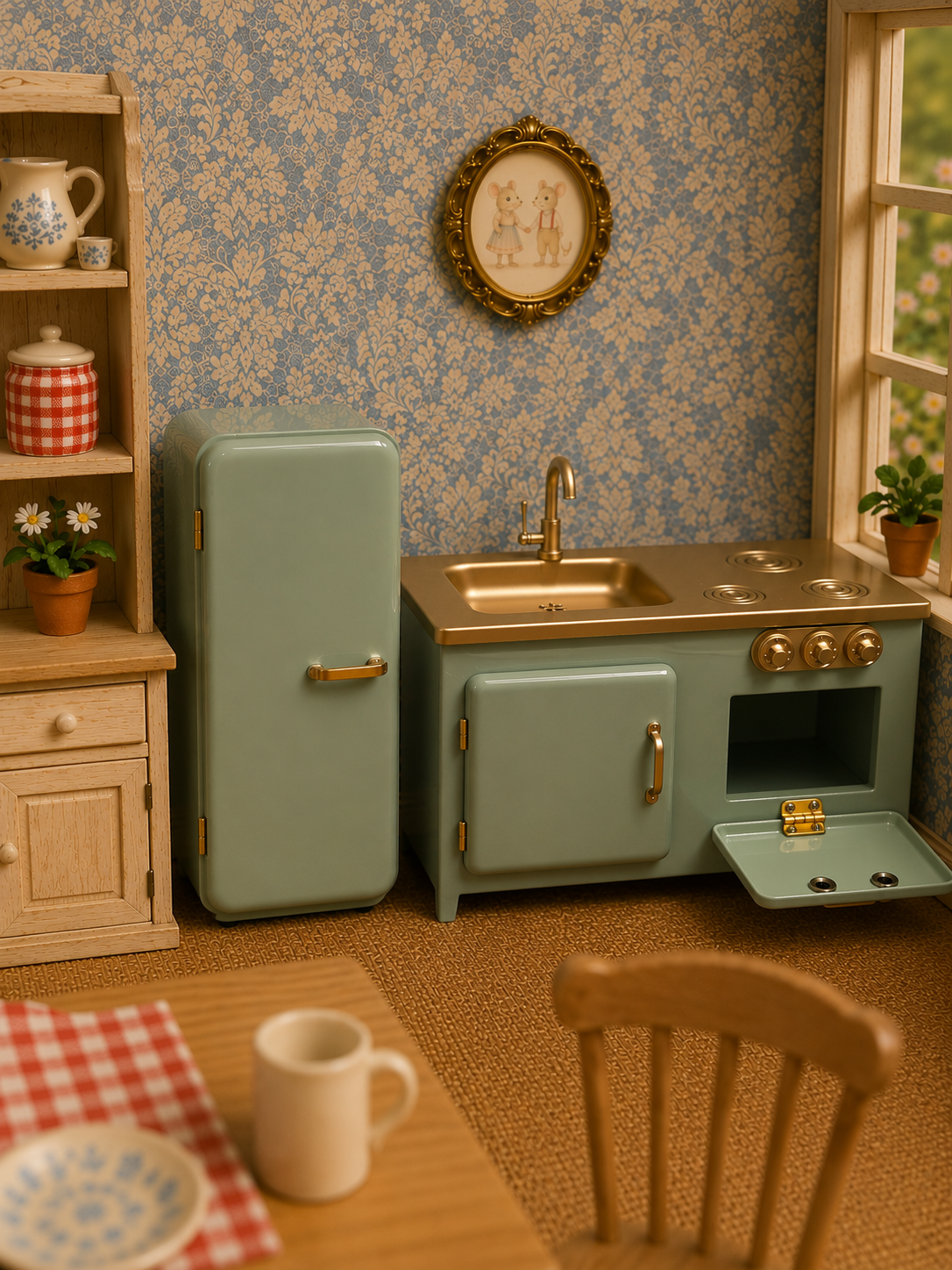 Meuble cuisine evier métallique