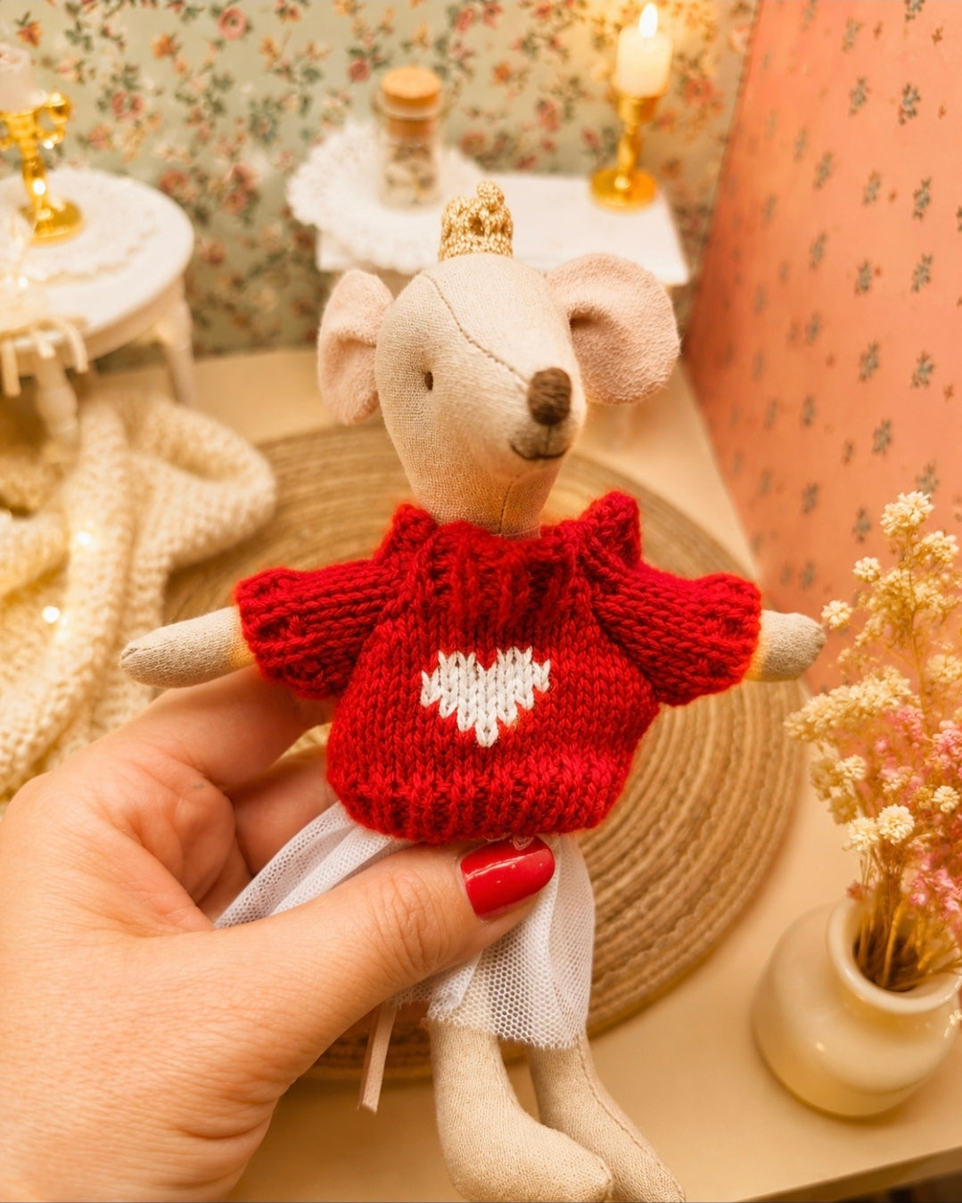 Pull avec coeur