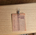 Mini facture vintage avec pince – Miniature maison de poupée 1/12