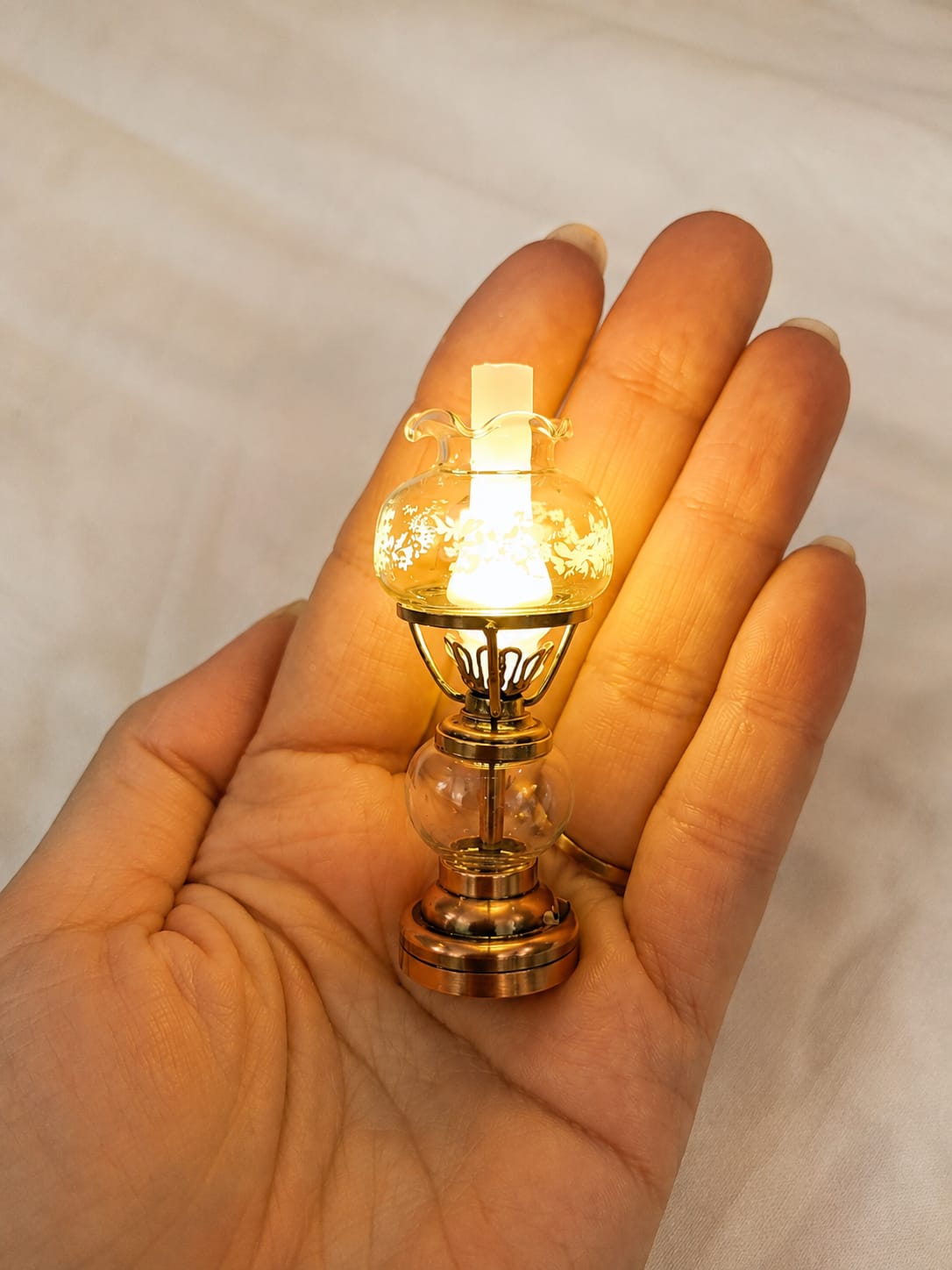 Lampe à huile vintage led